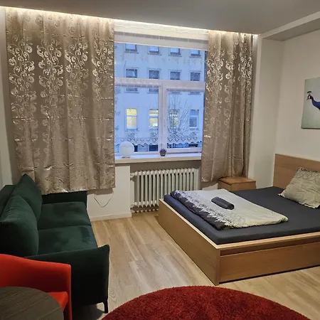 Apartment Kauno Apartamentai Big King Size Bed *
